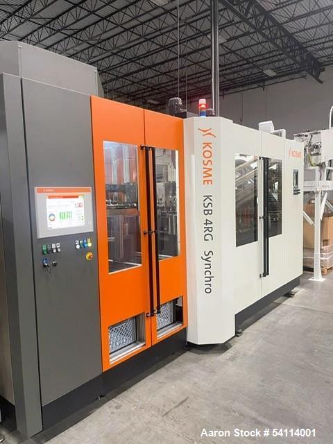 Used Kosme KSB 4RG Synchro Stretch Blow Molding Machine | 4,700 BPH | 4 Cavities | 2020