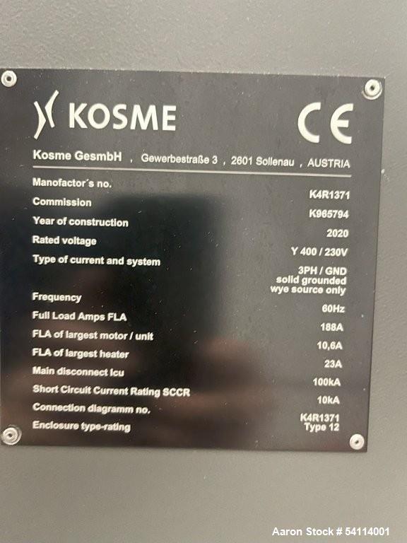 Used Kosme KSB 4RG Synchro Stretch Blow Molding Machine | 4,700 BPH | 4 Cavities | 2020