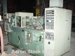 USED: Nissei injection blow molding machine, model IBA-100. Single station. Capable of molding jars and containers up to approximately 1 liter. The following material is capable of running on this ma...