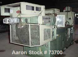 USED: Nissei injection blow molding machine, model IBA-100. Single station. Capable of molding jars and containers up to approximately 1 liter. The following material is capable of running on this ma...