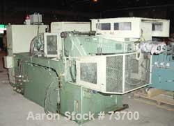 USED: Nissei injection blow molding machine, model IBA-100. Single station. Capable of molding jars and containers up to approximately 1 liter. The following material is capable of running on this ma...