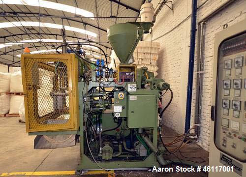 Used Pugliese Pac Extrusion Blow Molding Machine.