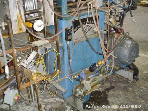 Used Rocheleau Blow Molder, model R2-92-225, single head.