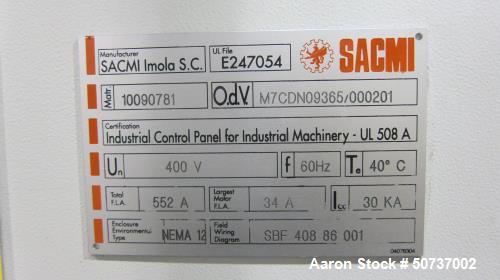 Used Sacmi SBF408 Blow Mould Machine