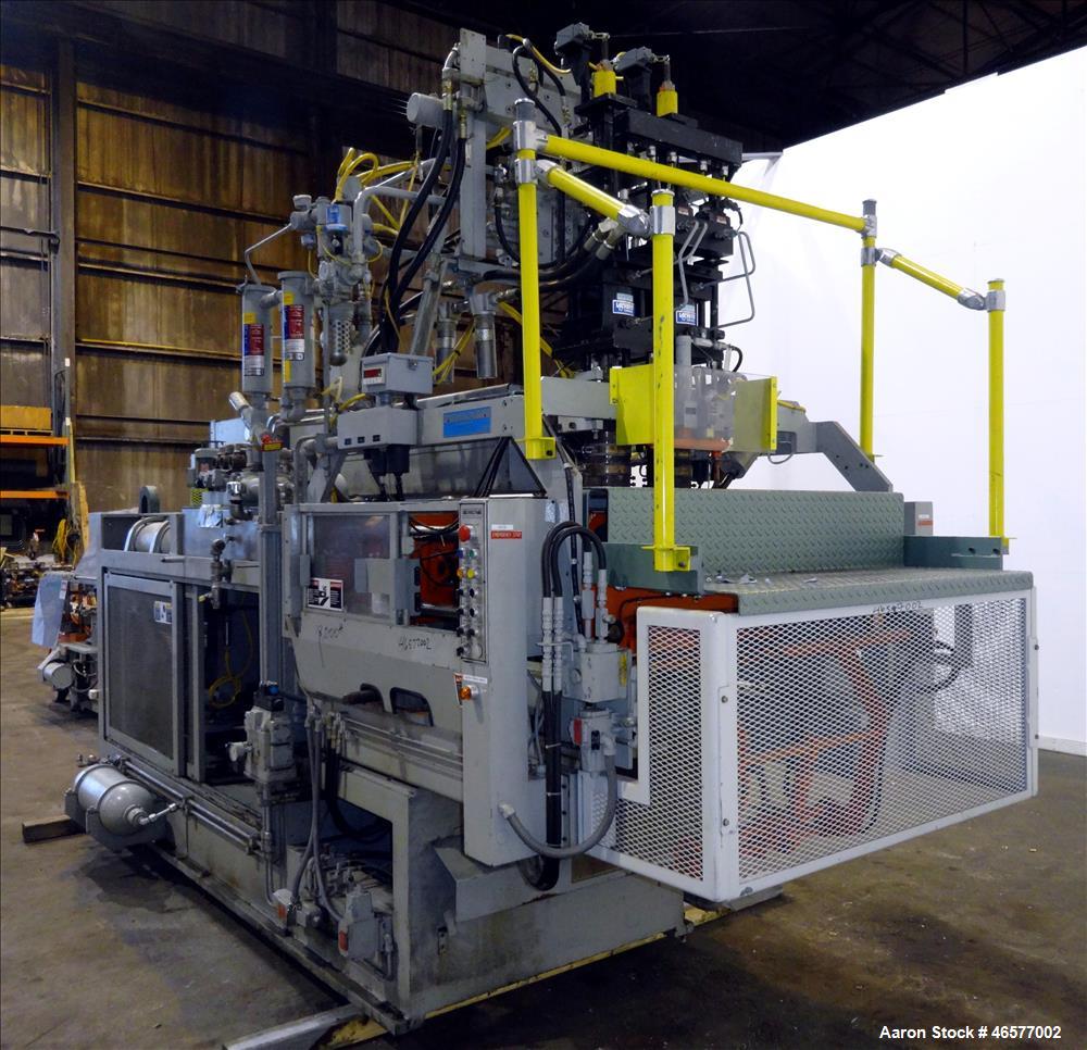 Used Uniloy Dual Head Blow Molding Machine, Model 250R1.