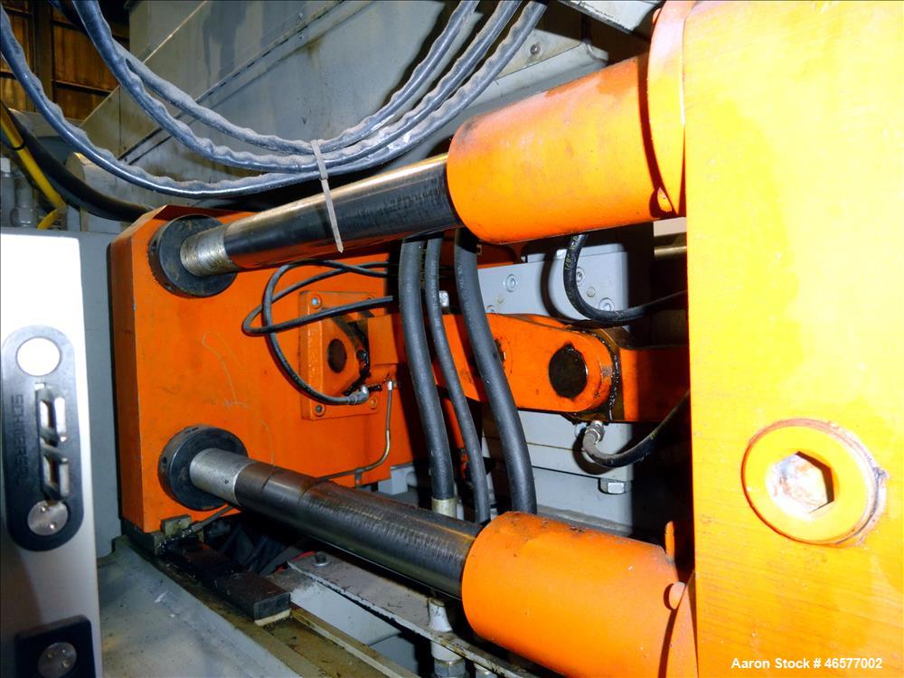 Used Uniloy Dual Head Blow Molding Machine, Model 250R1.