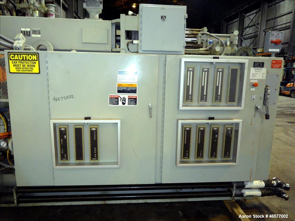 Used Uniloy Dual Head Blow Molding Machine, Model 250R1.