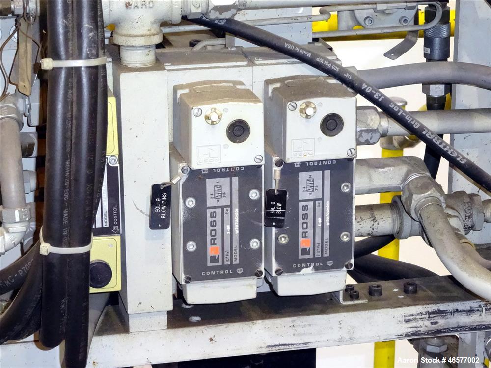 Used Uniloy Dual Head Blow Molding Machine, Model 250R1.