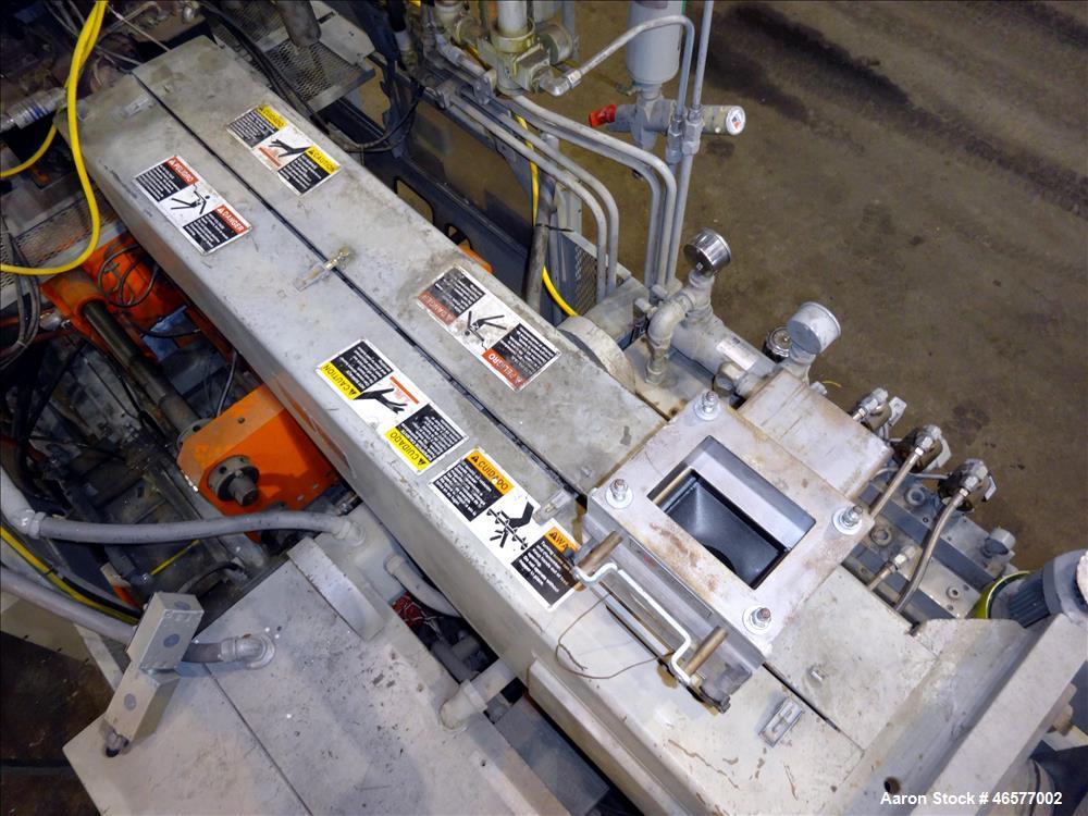 Used Uniloy Dual Head Blow Molding Machine, Model 250R1.