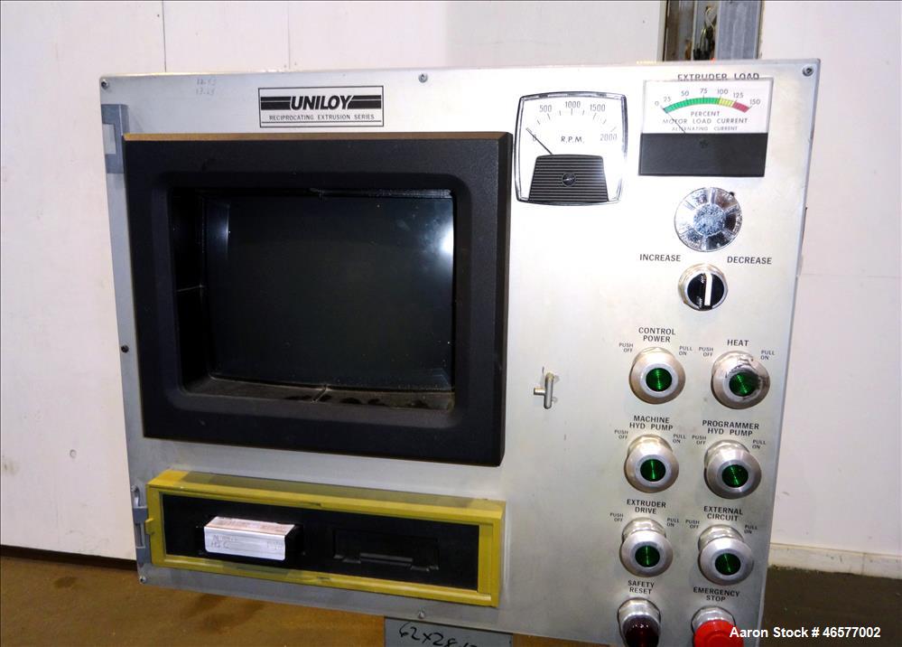 Used Uniloy Dual Head Blow Molding Machine, Model 250R1.