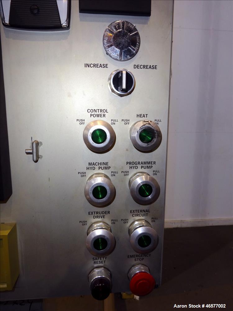 Used Uniloy Dual Head Blow Molding Machine, Model 250R1.