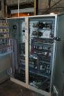 USED: Bekum model H-121 continuous extrusion blow molding machine. Dual sided. Shuttle clamp assembly with maximum 2 up production of up to a maximum 5 liter (1.3 gallon) bottle. Single head, single ...