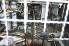 Used: Gerosa 3 re-heat and stretch blow molding machine. Capable of running .250 to 1.50 liter containers with throughputs up to 3000 bottles/hour, for 2 liter throughput up to 2400 bottles/hour, 3 c...