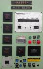 Used Hayssen Monablow Continuous Blow Molding Machine, Model 2125 S. Single station, dual head. Platen size 12