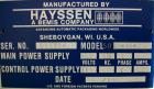 Used Hayssen Econoblow Blow Molding Machine, Model 5030-AS-375. Approximate 280 gram shot. 2