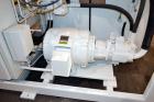 Used Hayssen Econoblow Blow Molding Machine, Model 75-S-2500. 5 lb FIFO accumulator head with programmable controls and MOOG parison programming. Also equipped with a part take away device and a bott...
