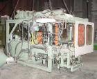 Used Hayssen Econoblow Blow Molding Machine, Model 75-S-2500. 5 lb FIFO accumulator head with programmable controls and MOOG parison programming. Also equipped with a part take away device and a bott...