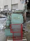 USED: Hesta blow molding machine, model B33. Approximate 33 mm screwdiameter, approximate clamp 180 mm x 225 mm, approximate 200-350pieces an hour cycle time. Driven by a 7.5 kw (10 hp), 3/50/380 vol...