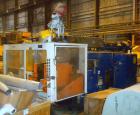 USED: Impco blow molding machine, model B30-R180-DDH. 5 pound total shot. Can be either a double head on 15