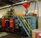 Used Sterling Blow Molding Machine, Model S20 S34 Dual Head, 8 lb shot capacity. Parison diameter is 10