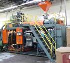 Used Sterling Blow Molding Machine, Model S20 S34 Dual Head, 8 lb shot capacity. Parison diameter is 10