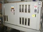 Used Uniloy Model 350R2 6-Head Blow Molder, serial #4665, new December 1998. Has Maaco 8000 programmer, pedestal operator control and 3.5