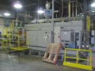 Used Uniloy Model 400R20, Serial #4983 Reciprocating Blow Molder. No side shift. Has 4 head design on 14