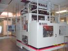 Used Uniloy Reciprocating Screw Intermittent Extrusion Blow Molding Machine, Model R2000.  80mm diameter reciprocating screw extruder, 24:1 L/D, 60 hp drive, Siemens AC variable drive with Siemens dr...