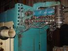 USED: Blow molding plant equipment including Wilmington 5 ton wheeltype blow molding machine, 12 stations with hydraulic clamp, DCdriven, traversing carriage, extended daylight platens, Barber Colema...