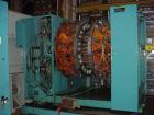 USED: Blow molding plant equipment including Wilmington 5 ton wheeltype blow molding machine, 12 stations with hydraulic clamp, DCdriven, traversing carriage, extended daylight platens, Barber Colema...