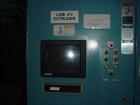 USED: Blow molding plant equipment including Wilmington 5 ton wheeltype blow molding machine, 12 stations with hydraulic clamp, DCdriven, traversing carriage, extended daylight platens, Barber Colema...