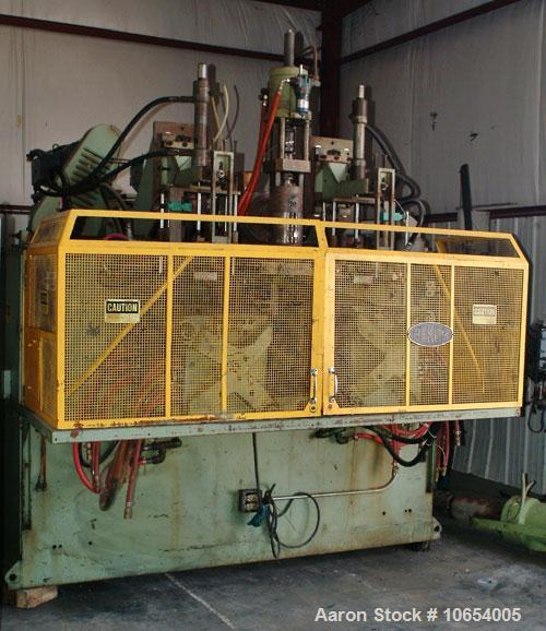 Used Bekum Continuous Extrusion Blow Molding Machine, Model H-151.  Single head, 90 mm, 20:1, Falcone controls, 60 hp DC, 460V 3 ph, SCR extruder drive controls, toggle clamping.