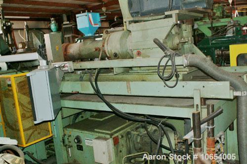Used Bekum Continuous Extrusion Blow Molding Machine, Model H-151.  Single head, 90 mm, 20:1, Falcone controls, 60 hp DC, 460V 3 ph, SCR extruder drive controls, toggle clamping.