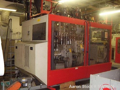 Used-Fischer Continuous Extrusion Blow Molding Machine, Model BFB1-4D.  Triple 100 head, Parison programming, 80 mm, 24:1 ex...