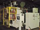 Used Fischer Blow Molding Machine, Model FHB-106-2.  Dual shuttle, many heads to choose from.  Maco 100 point Parison programming, 80 mm, 24:1 extruder.  Maco 8000 machine controls, 60 hp DC drive mo...