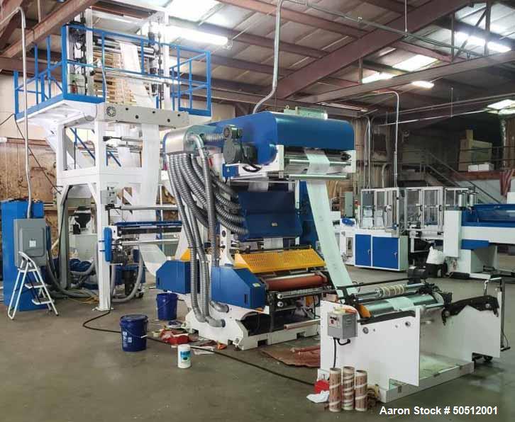 Used Lung Meng Extrusion Line for Producing T Shirt Bags