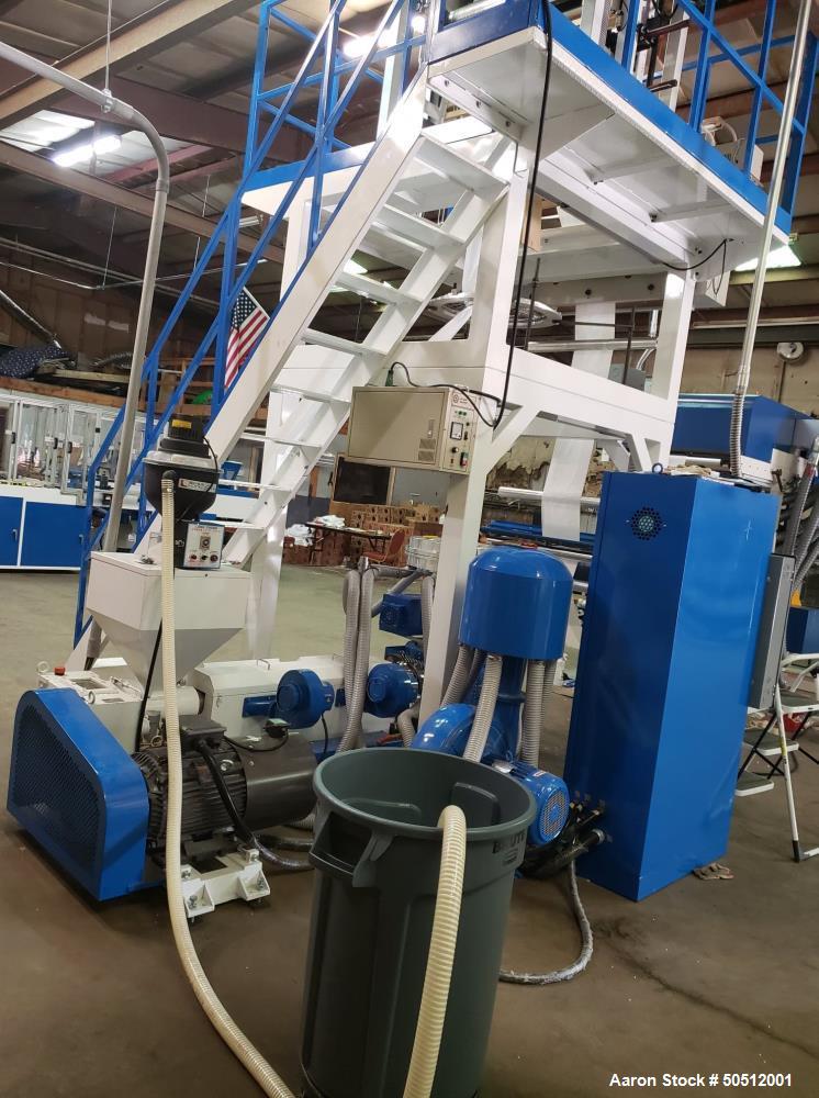 Used Lung Meng Extrusion Line for Producing T Shirt Bags
