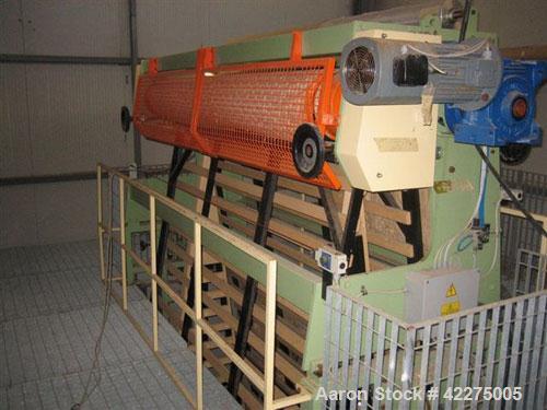 Used Bandera 3 Layer Blown Film Co-Extrusion Plant for production of agri-film up to 29.53" (9000 mm). Comprised of (1) Bandera T.R. 100 extruder; (2) Bandera T.R.65 extruders; (1) Oildynamic screen ...