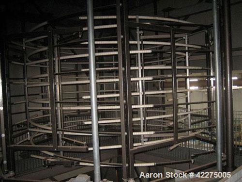 Used Bandera 3 Layer Blown Film Co-Extrusion Plant for production of agri-film up to 29.53" (9000 mm). Comprised of (1) Bandera T.R. 100 extruder; (2) Bandera T.R.65 extruders; (1) Oildynamic screen ...