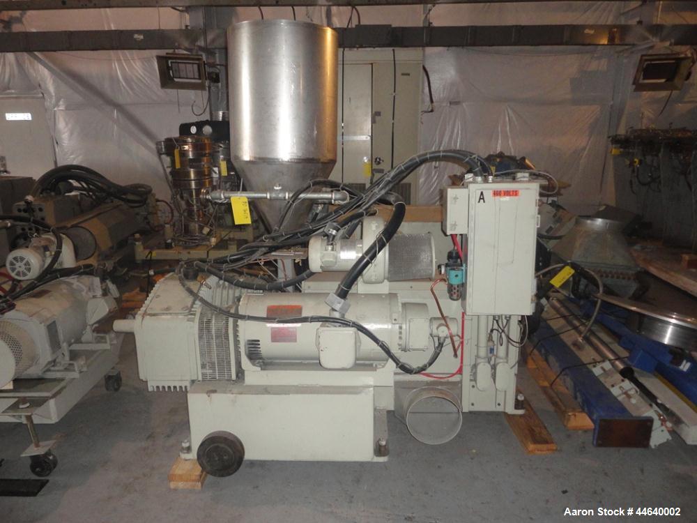 Used- Battenfeld Three Layer Blown Film Line consisting of the following: 2" Battenfeld extruder, 30:1 L/D, electrically hea...