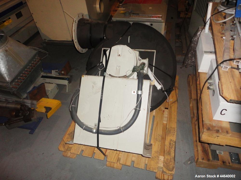 Used Battenfeld Three Layer Blown Film Line consisting of the following: 2" Battenfeld extruder, 30:1 L/D, electrically heated, water cooled, feed hopper with 50 hp DC motor with SCR controller, 2" B...