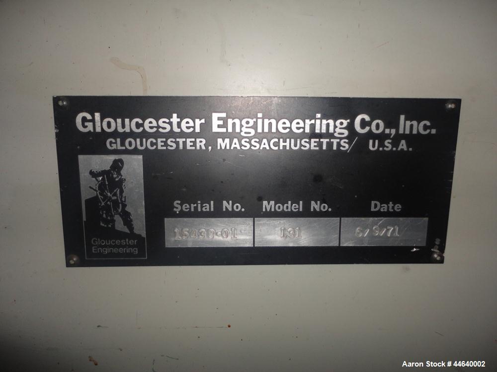 Used Battenfeld Three Layer Blown Film Line consisting of the following: 2" Battenfeld extruder, 30:1 L/D, electrically heated, water cooled, feed hopper with 50 hp DC motor with SCR controller, 2" B...