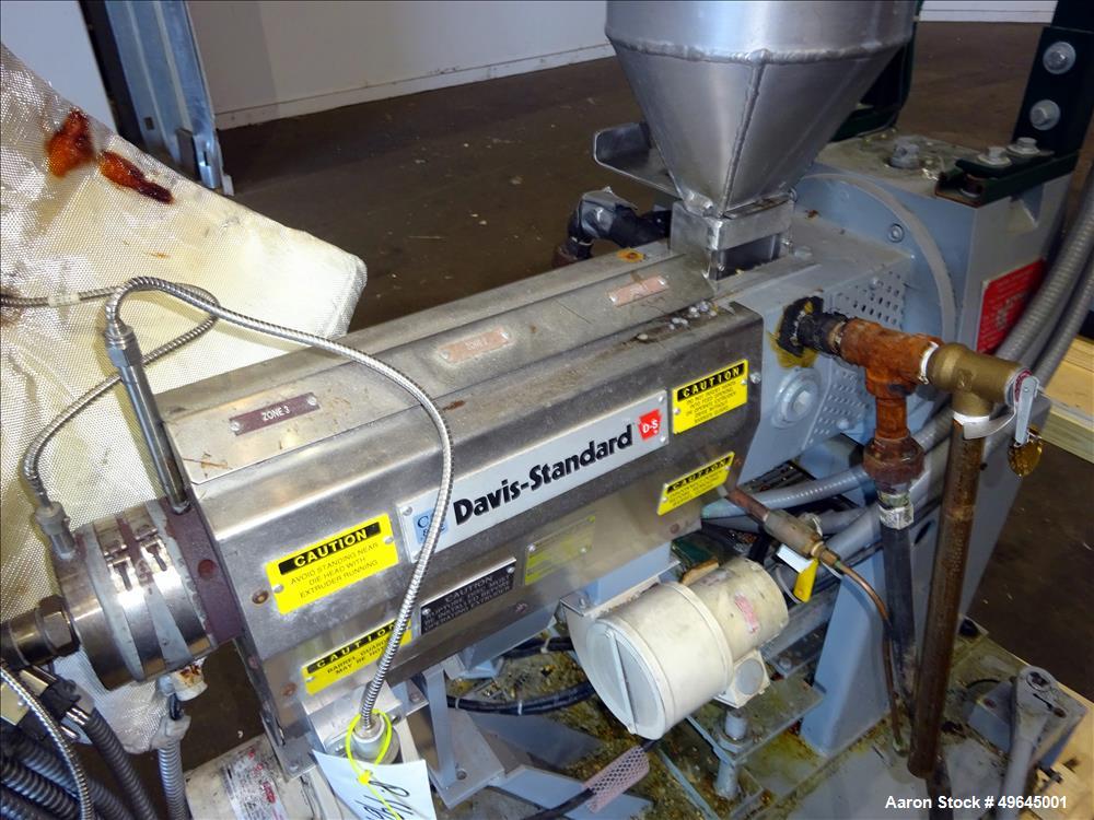 Used 3-Layer Davis Standard Co-Extrusion Blown Film Lab Line.