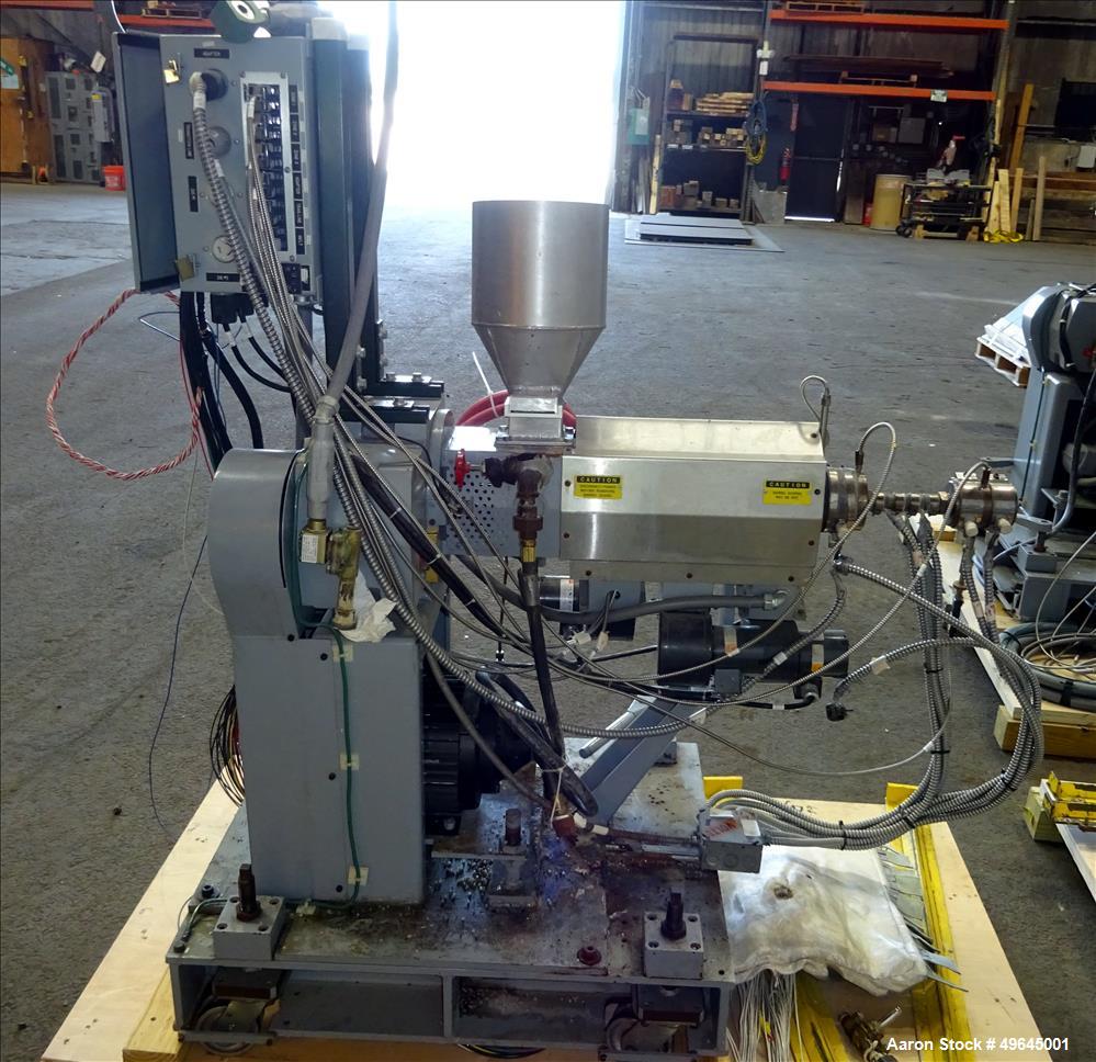 Used- 3-Layer Davis Standard Co-Extrusion Blown Film Lab Line.