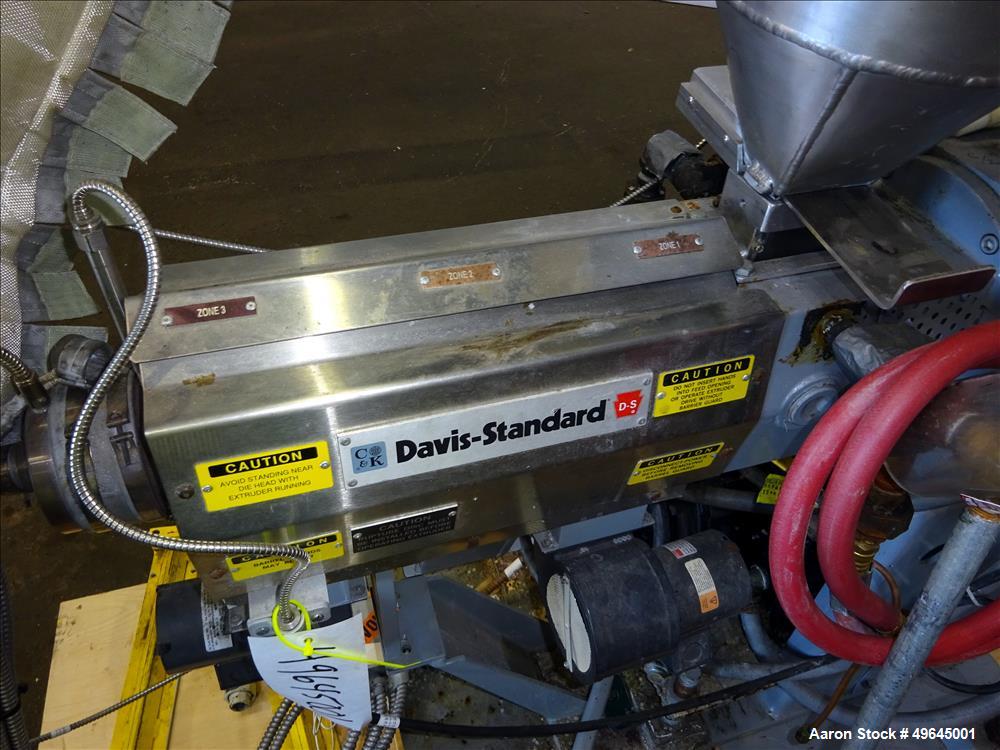 Used 3-Layer Davis Standard Co-Extrusion Blown Film Lab Line.