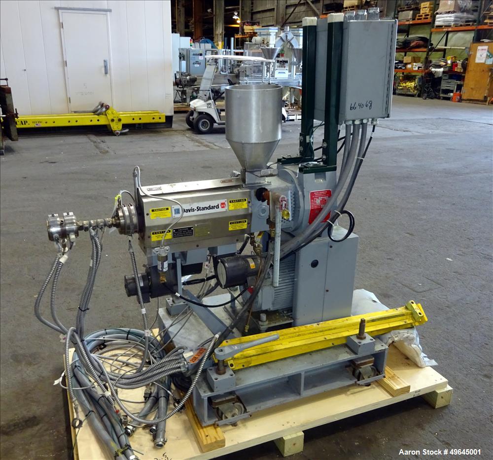 Used 3-Layer Davis Standard Co-Extrusion Blown Film Lab Line.