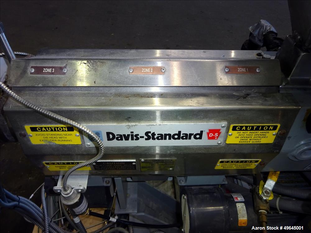 Used 3-Layer Davis Standard Co-Extrusion Blown Film Lab Line.