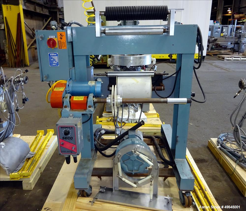 Used 3-Layer Davis Standard Co-Extrusion Blown Film Lab Line.