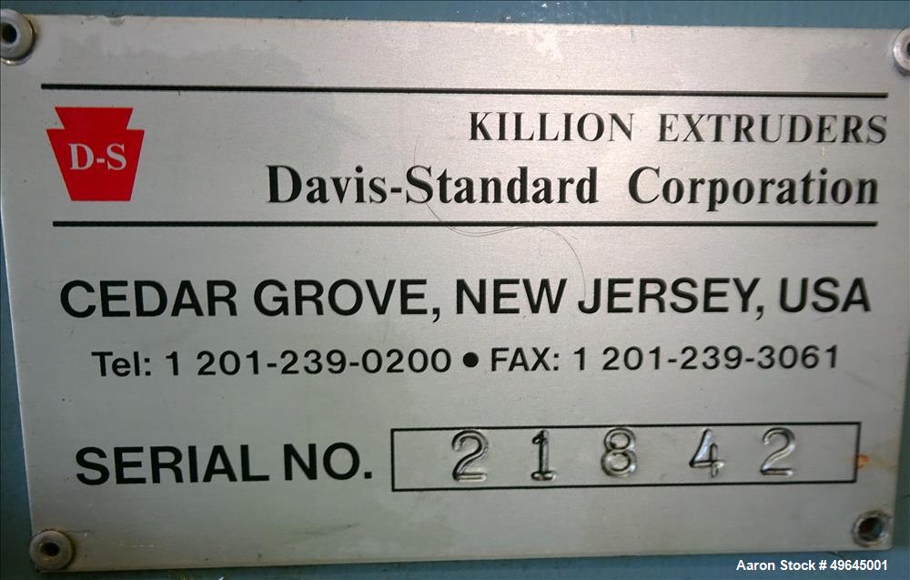 Used 3-Layer Davis Standard Co-Extrusion Blown Film Lab Line.