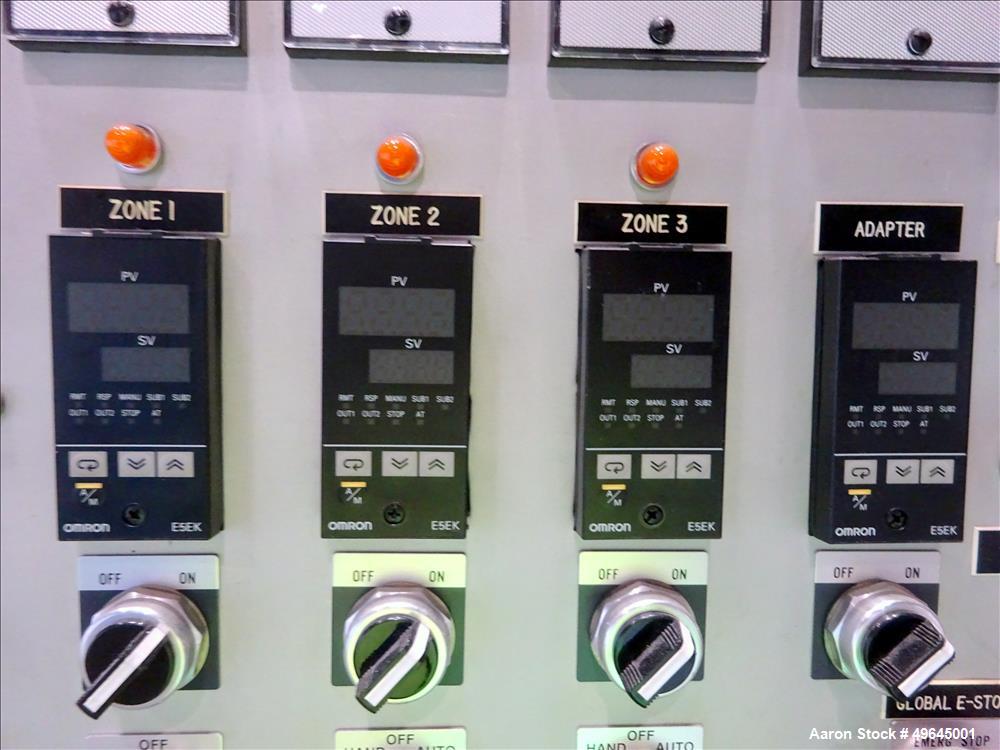 Used 3-Layer Davis Standard Co-Extrusion Blown Film Lab Line.